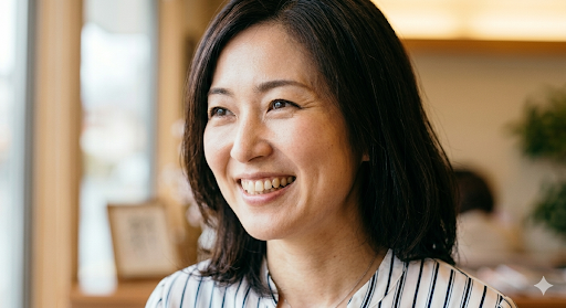 woman chewing food showing jaw movement and facial muscles